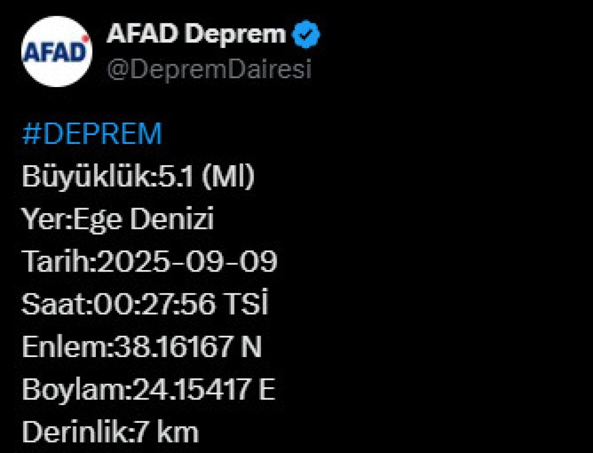 Ege Denizi’nde 5.1 Büyüklüğünde Deprem ve İzlenimler
