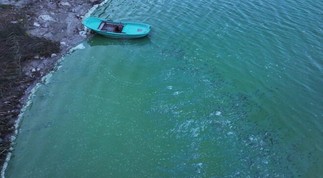 Terkos Barajı’nda Su Rengi Değişimi ve Kıyı Köpükleri: Drone Görüntüleriyle Anlık İzlenim